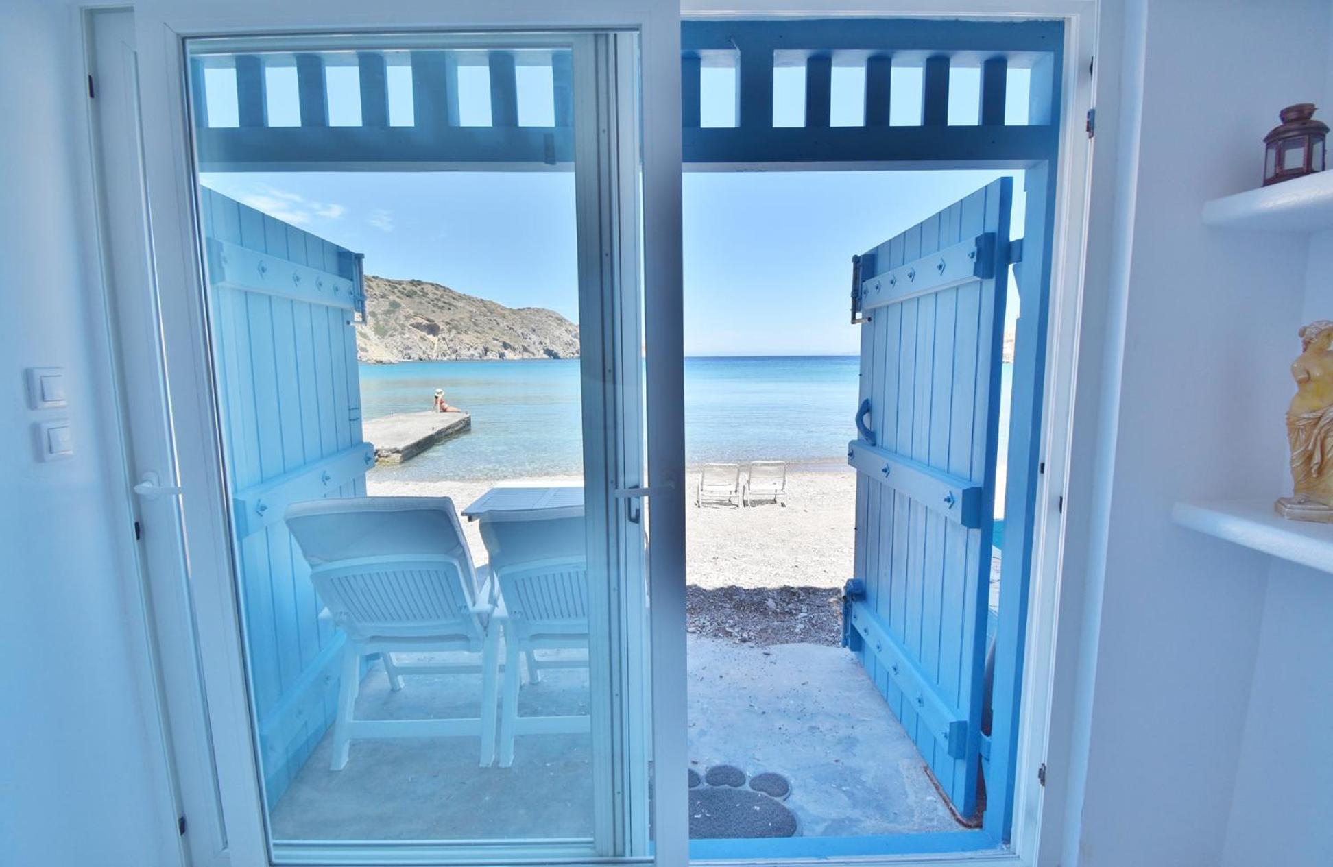 Firopotamos Blue Mare Apartments On The Beach חדר תמונה