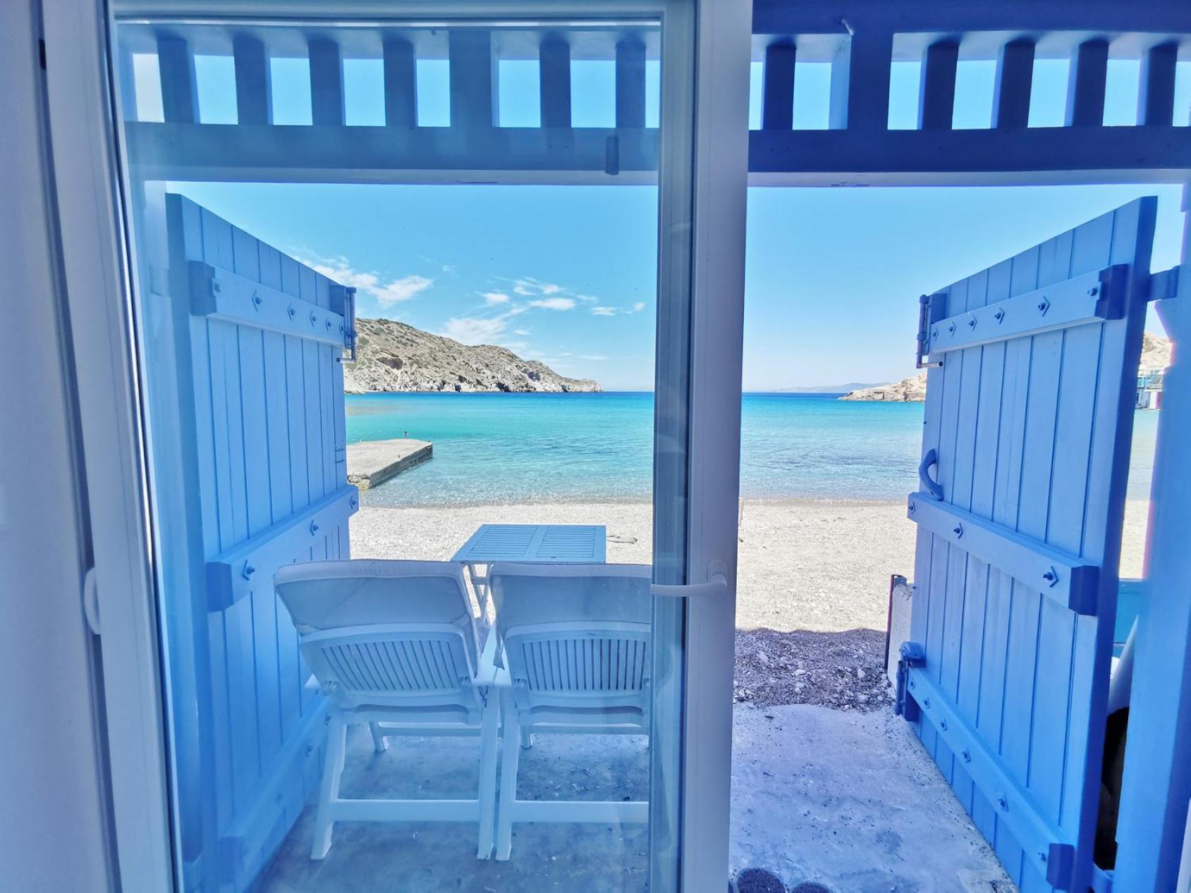 Firopotamos Blue Mare Apartments On The Beach חדר תמונה