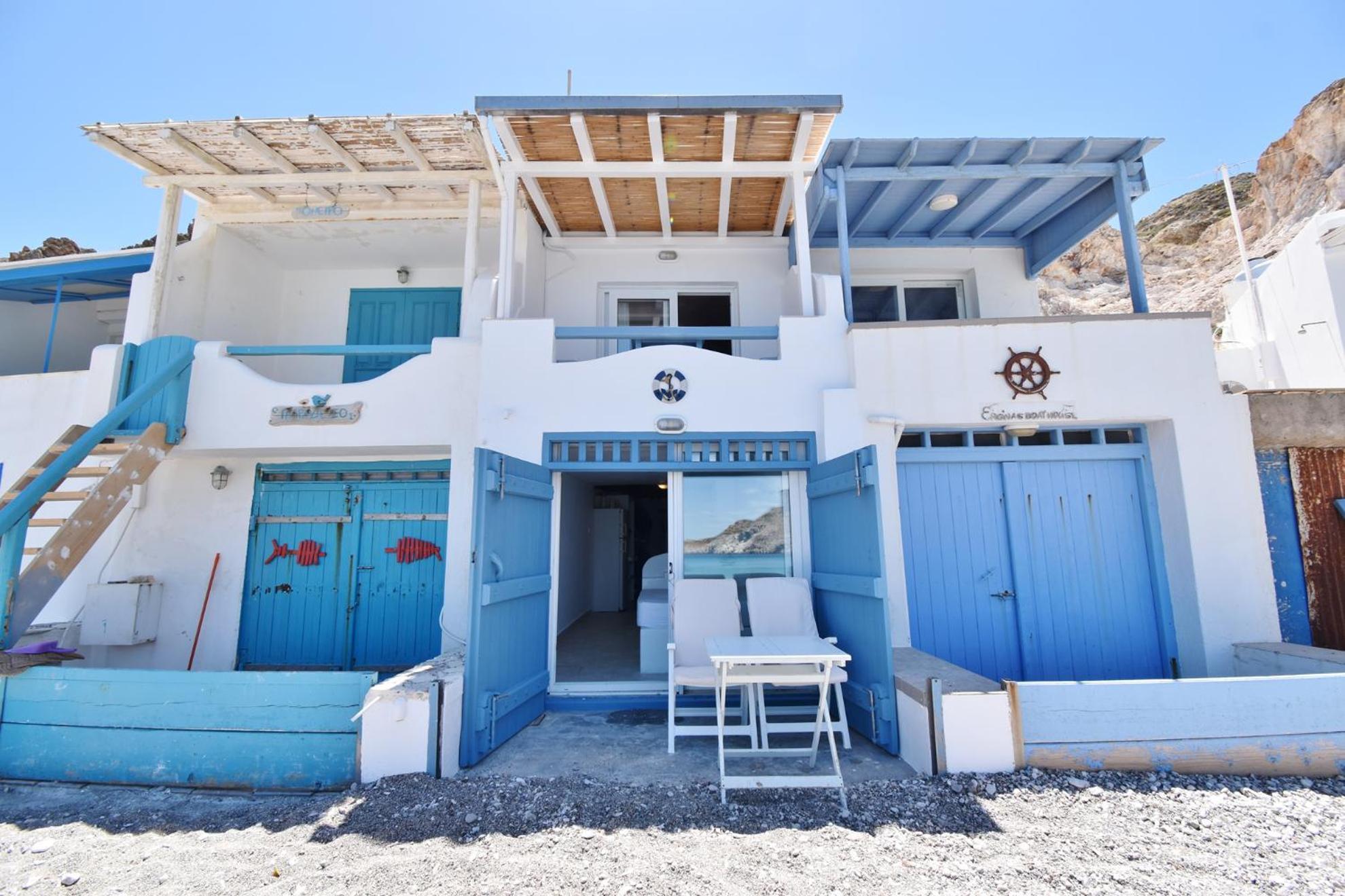 Firopotamos Blue Mare Apartments On The Beach חדר תמונה