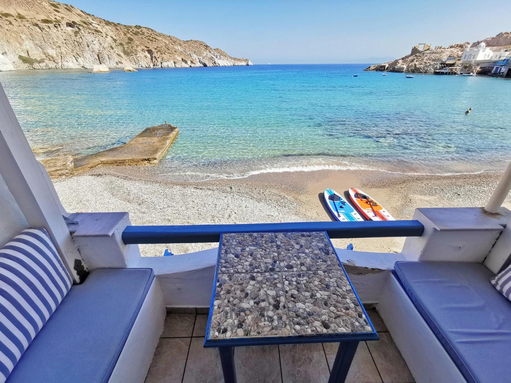 Firopotamos Blue Mare Apartments On The Beach חדר תמונה